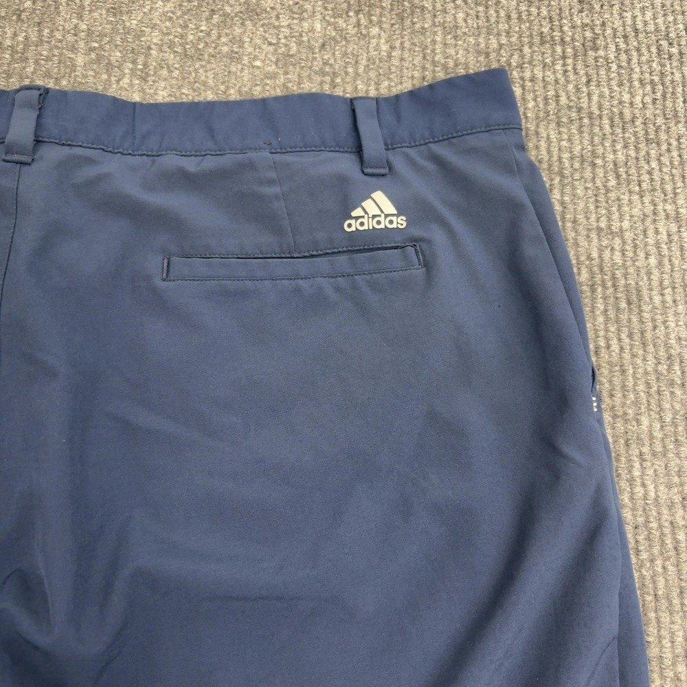 Adidas Shorts Mens 40 Blue Polyester Elastan Golf Athletic Performance Casual - Picture 7 of 8